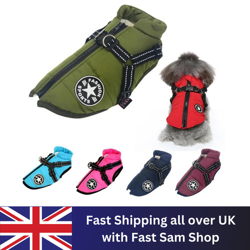 Dog coat waterproof with - coat,