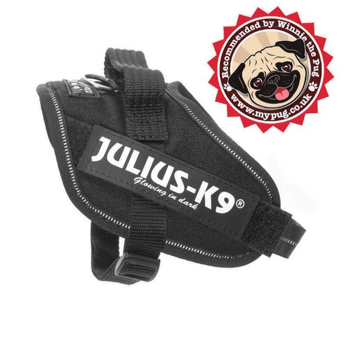 Julius pug harness black - julius-k9,