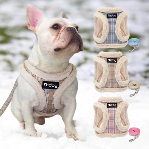 Warm fleece dog harness and - dog,
