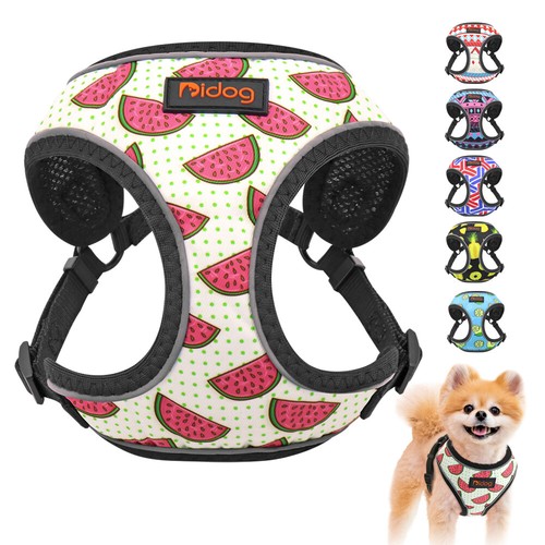 Cute dog harness reflective - dog,